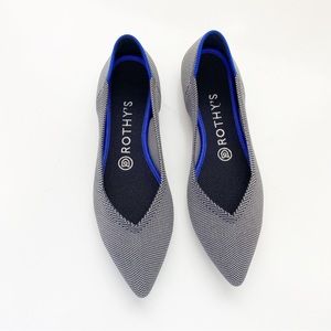 Rothy’s The Point Cloud Grey Birdseye size 7.5